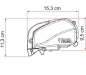 Preview: Fiammastore F80 S 425 cm, titanium