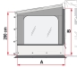 Preview: Seitenwand Side W Pro F80 L XL