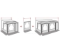 Preview: Frontwanderweiterung für Privacy Room CS Light XL 410