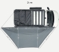 Preview: Markise Horizon 180°, 200 cm