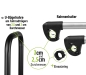 Preview: Befestigungskralle 40 cm mit Strap, EUFAB