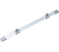 Preview: Tischhalteprofil inkl. Wandhalter, silber