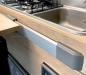 Preview: Tischhalteprofil inkl. Wandhalter, silber