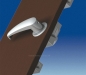 Preview: Toilettenraumschloss, kpl. silbermatt