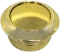 Preview: Druckknopf Messing, mit Rosette 16 mm