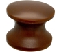 Preview: PUSH-Lock Druckknopf, braun, ohne Rosette