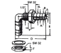 Preview: Winkel Tankdurchführung 10/12 mm