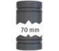 Preview: Rohr LILIE GrauGELB, 70 mm
