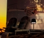 Preview: LED-Akku-Tischlampe Lucien, braun