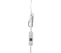 Preview: Zeltlampe Syrma LED, grau