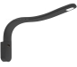 Preview: LED-Schwanenhalsleuchte Typ S, schwarz