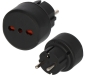 Preview: Reisestecker Schuko/IT