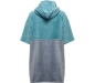 Preview: Badehandtuch Poncho, blau-grau, M