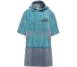 Preview: Badehandtuch Poncho, blau-grau, XL