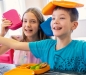 Preview: Brotbox ajaa! mit Trenner, orange