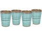 Preview: Trinkbecher Halo, 4-teilig, Aqua