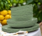 Preview: Geschirrserie Organic, Schale grün