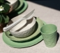 Preview: Geschirrserie Organic, Essteller grün