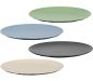 Preview: koziol Flacher Teller CLUB PLATE 260, grau