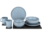 Preview: Geschirrset Dolomit magnetisch, blau