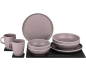 Preview: Geschirrset Dolomit magnetisch, brombeer