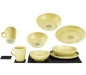 Preview: Geschirrset Dolomit magnetisch, gelb
