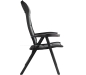Preview: Campingstuhl Noblesse Deluxe, schwarz-silber