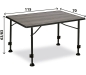 Preview: Campingtisch Linear, 115 x 70 cm