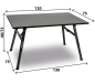 Preview: Campingtisch Bono, 120 x 75 cm