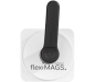 Preview: Handtuchhalter-Set flexiMAGS, weiss
