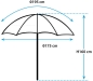 Preview: Sonnenschirm Beach Parsol XL, 175 cm