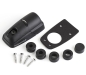 Preview: Horizontale Kabeldurchführung, schwarz, Kabel 6-10mm