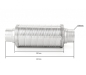 Preview: Warmluftschalldämpfer 90mm