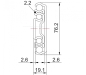 Preview: Carbest Vollauszug 965mm bis max. 250kg