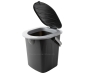 Preview: Mobile Eimertoilette mit abnehmbarem Deckel