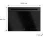 Preview: Gas-Cerankochfeld mit 2 Platten und Sensor-Control