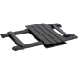 Preview: Single Black Alu-Klapptisch