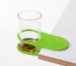 Preview: Tisch-, Glas- und Getränkehalter mit Clip, Lime-Grün