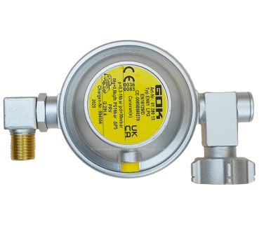 Gasdruckregler U-Form, G.2 CH, 30mbar, 0,8kg/h, PS 16 bar