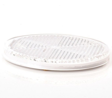 Preview: Rückstrahler Ø 60 mm weiss, selbstklebend