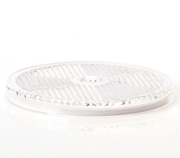 Preview: Rückstrahler Ø 60 mm, weiss, mit Befestigungsloch 5.2 mm