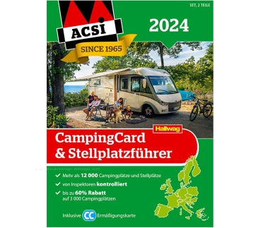 ACSI CampingCard + Stellplatzführer 2024