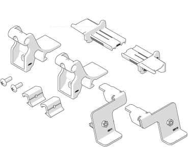 F80 Befestigung Fast Clip Set