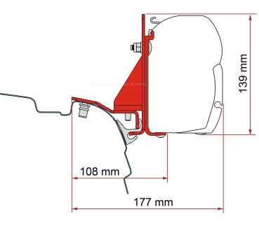 Kit VW T5/T6 F45 S Multirail Reimo