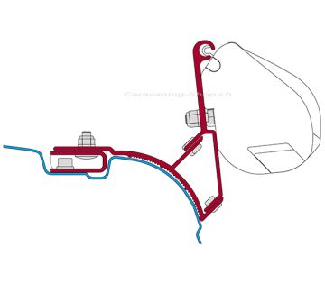 Kit VW T5 Multivan/Transporter Adapter Kit F35 Pro