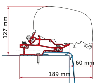 Adapter Rapido C Line für F80, 450 cm
