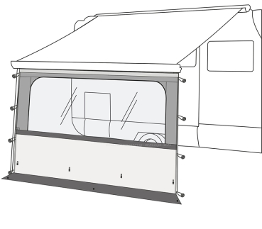 Vorderwand Blocker Pro 325