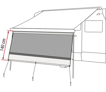 Vorderwand Blocker 325