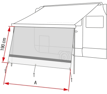Vorderwand Sun View XL, 325