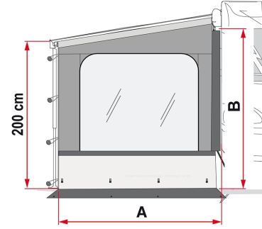 Seitenwand Side W Pro F80 L XXL